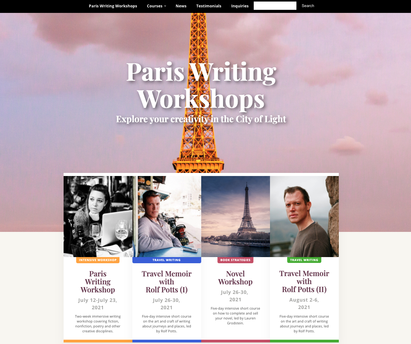 creative writing course paris